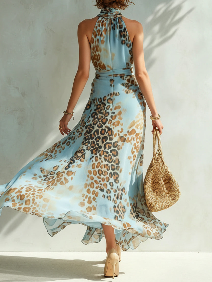 DANIELA | Robe à imprimé animal