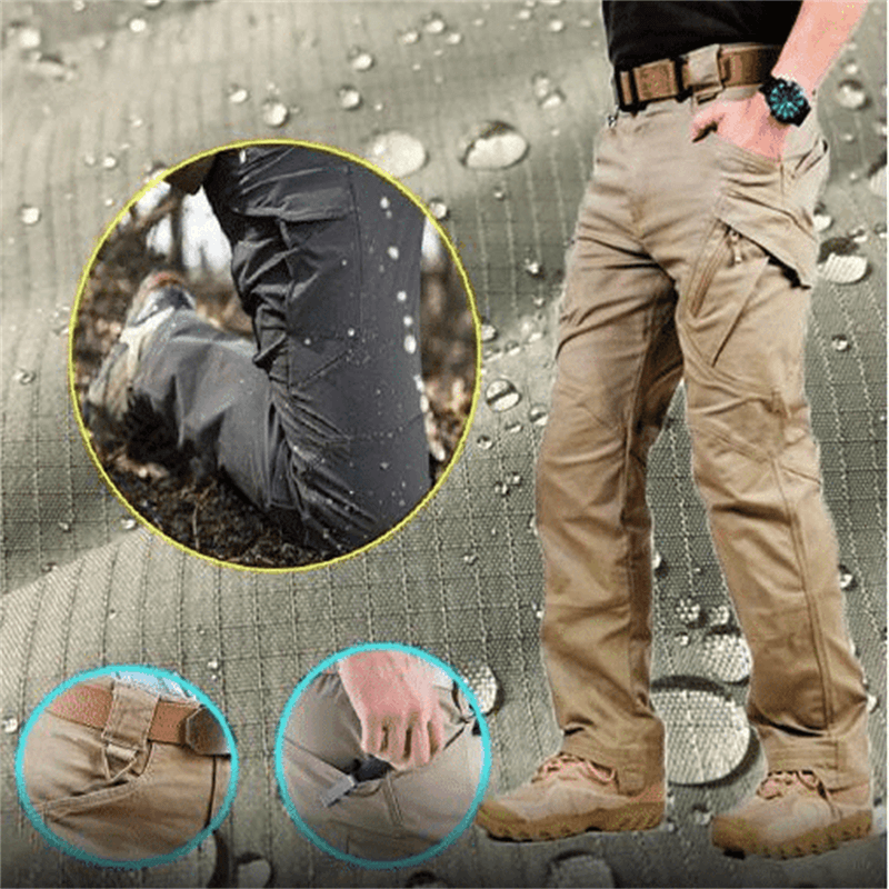 Pantalon Tactique Imperméable pour Homme – 10 Poches, Respirant & Ultra-Résistant