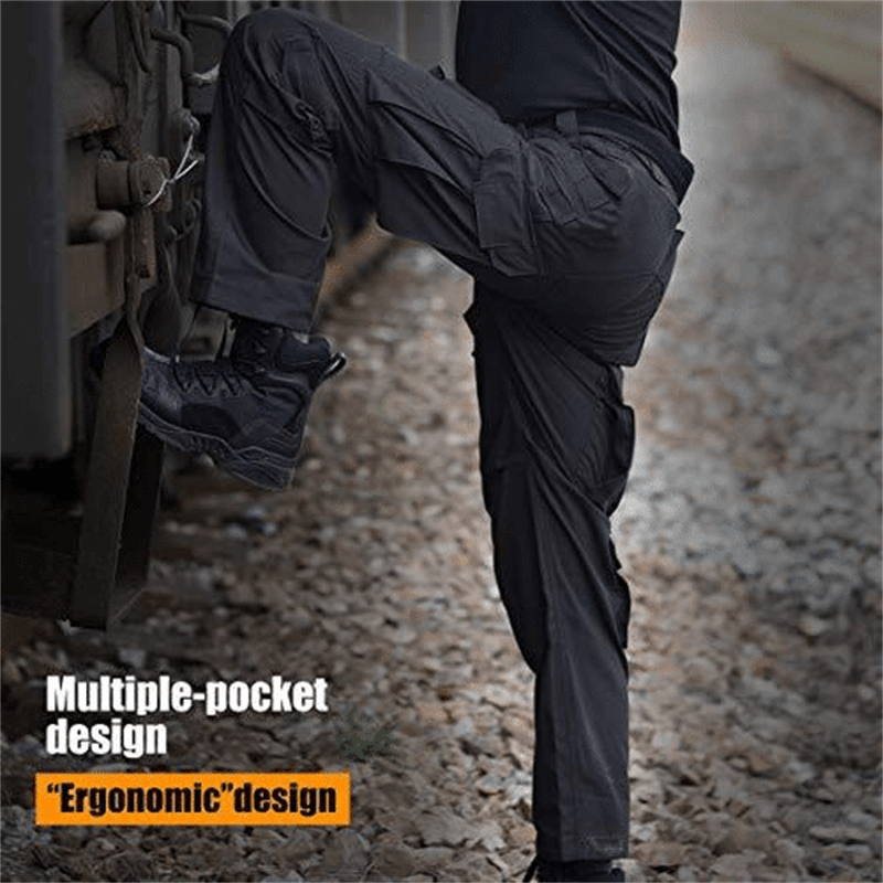 Pantalon Tactique Imperméable pour Homme – 10 Poches, Respirant & Ultra-Résistant