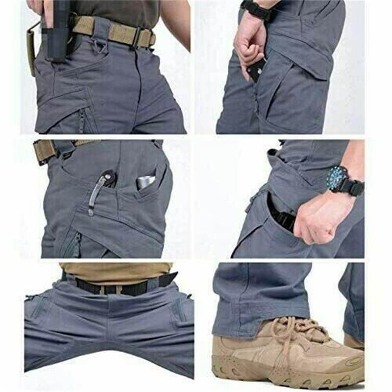 Pantalon Tactique Imperméable pour Homme – 10 Poches, Respirant & Ultra-Résistant