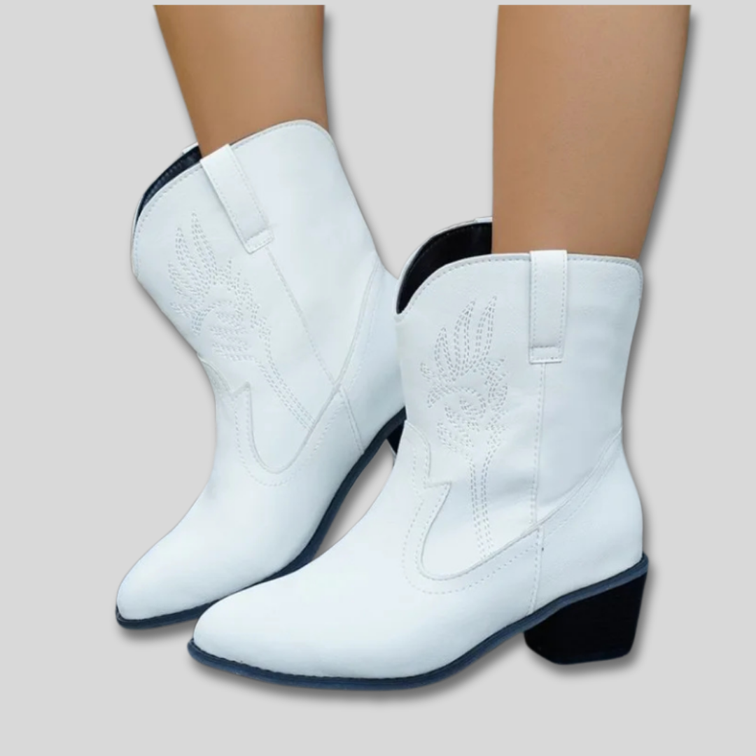 ZEPHYRA | Bottes de cowboy classiques brodées