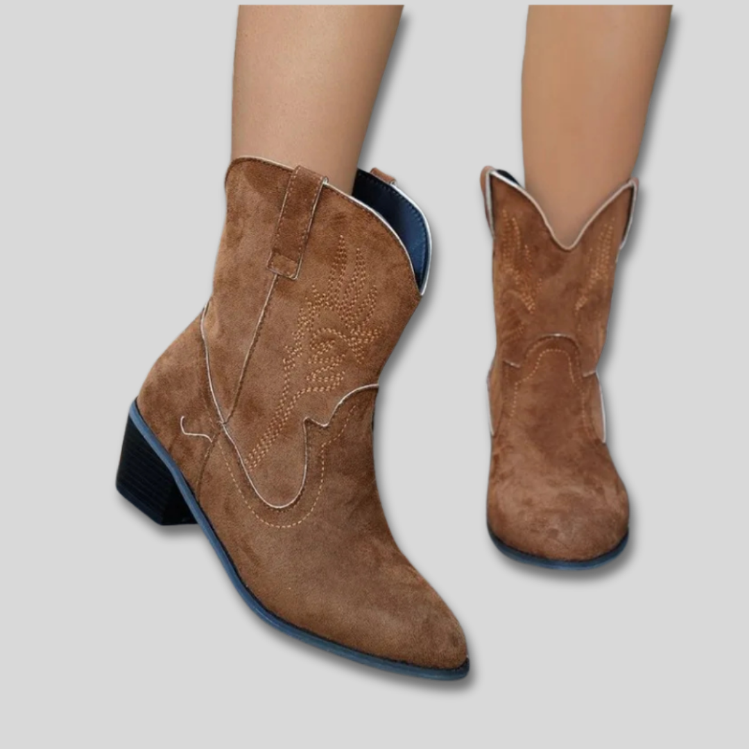 ZEPHYRA | Bottes de cowboy classiques brodées