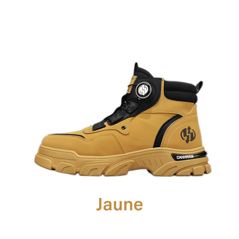 Chaussures de travail pour hommes à boucle pivotante pour l'extérieur