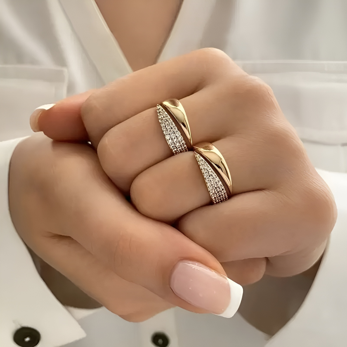 ÉLODIE | Bague élégante, confort intemporel pour femme