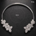 MARGARITA | Collier élégant fleur de cristal