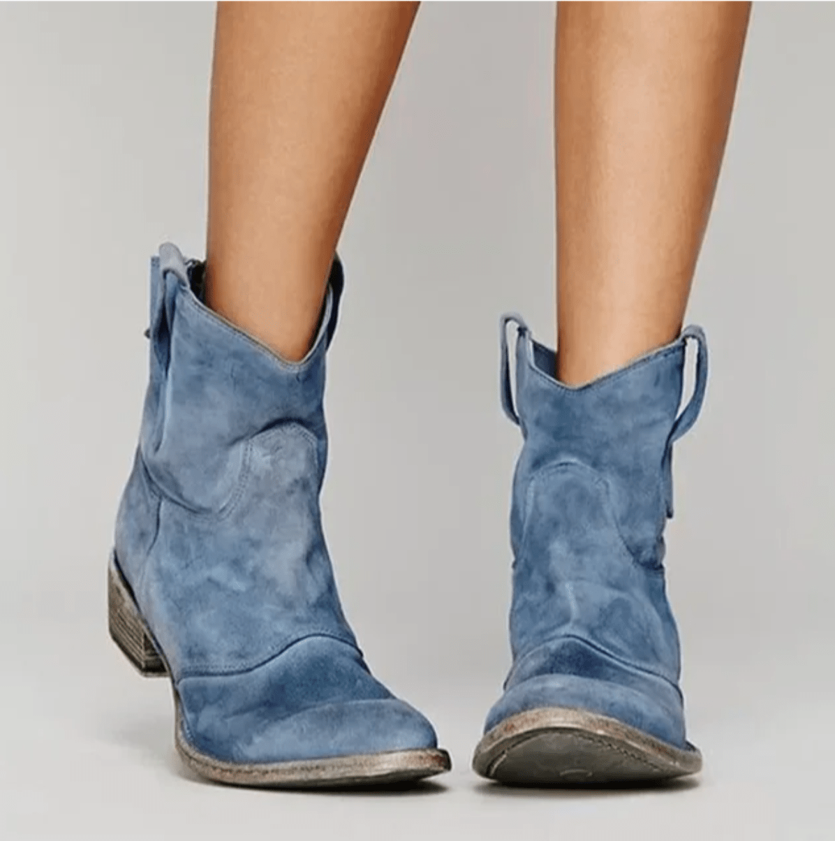 CHARLOTTE | Bottines orthopédiques en daim et coton