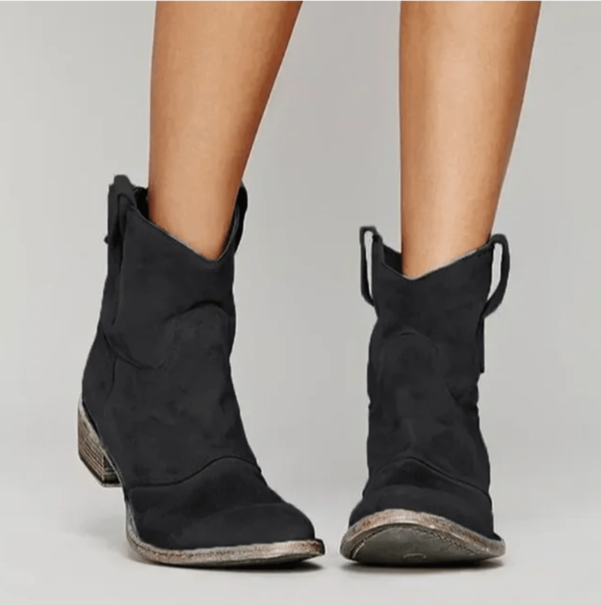 CHARLOTTE | Bottines orthopédiques en daim et coton