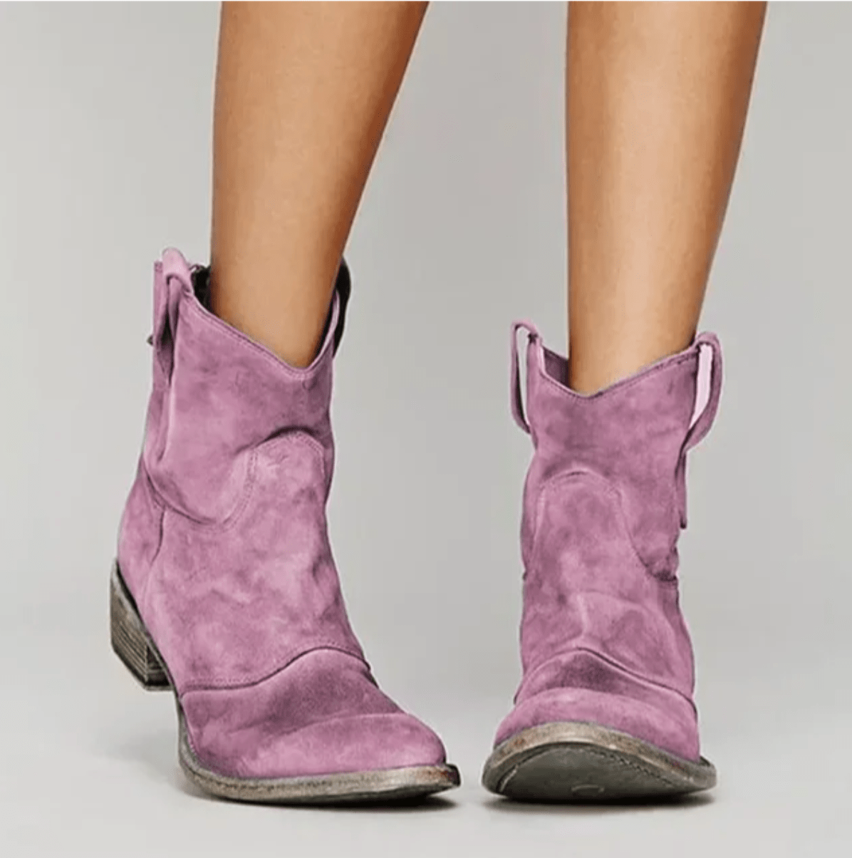 CHARLOTTE | Bottines orthopédiques en daim et coton