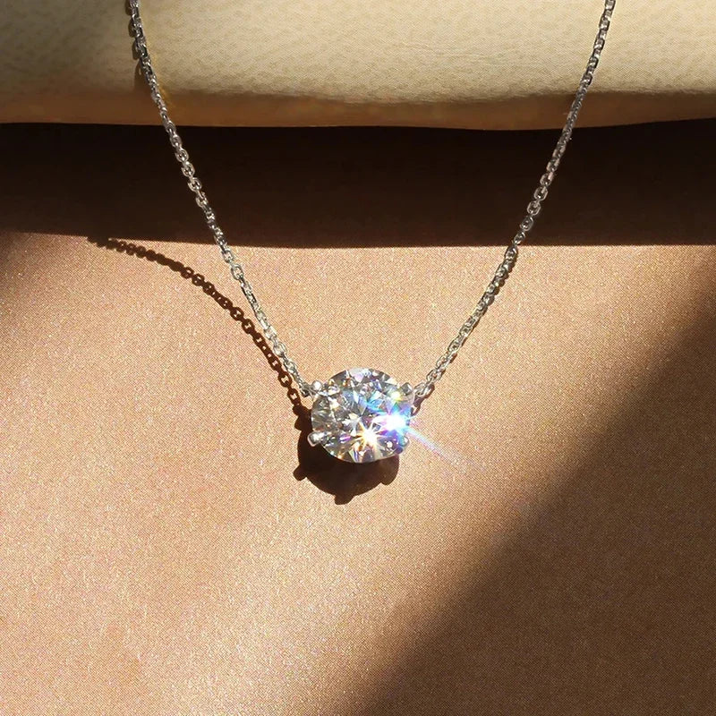 NAIA | Collier solitaire élégant en cristal