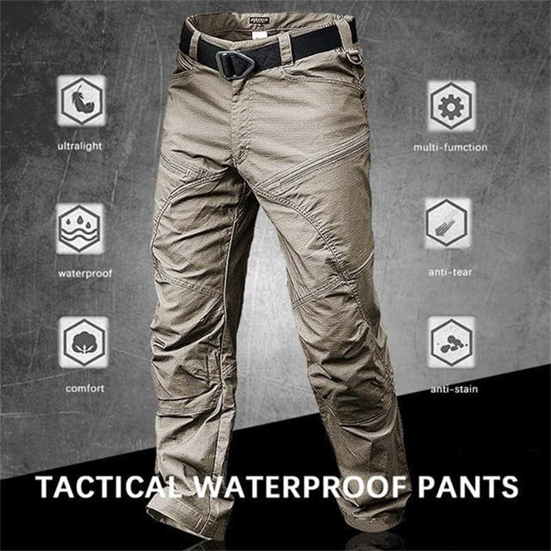 Pantalon Tactique Imperméable pour Homme – 10 Poches, Respirant & Ultra-Résistant