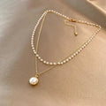 AUREA | Collier élégant doré aux perles