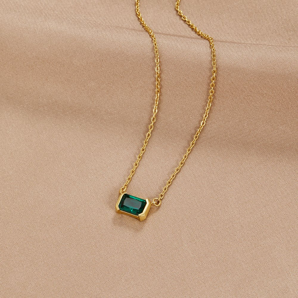 ESMERALDA | Collier délicat émeraude