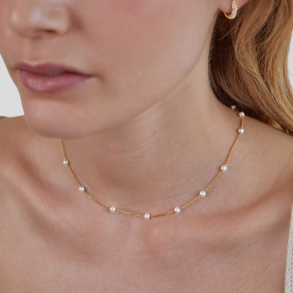 NURA | Collier chaîne à perles