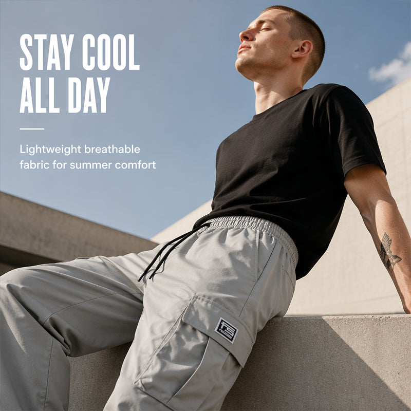 Pantalon cargo homme coupe ample – Confortable, polyvalent et multi-poches