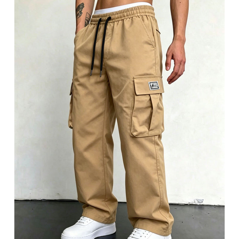 Pantalon cargo homme coupe ample – Confortable, polyvalent et multi-poches