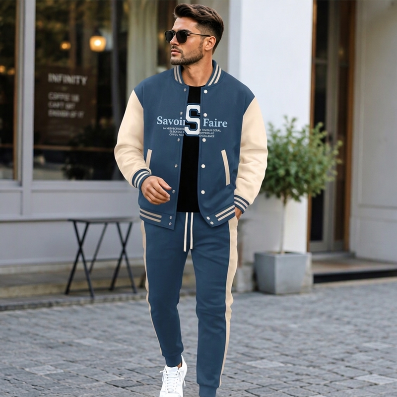 Ensemble veste de baseball et pantalon