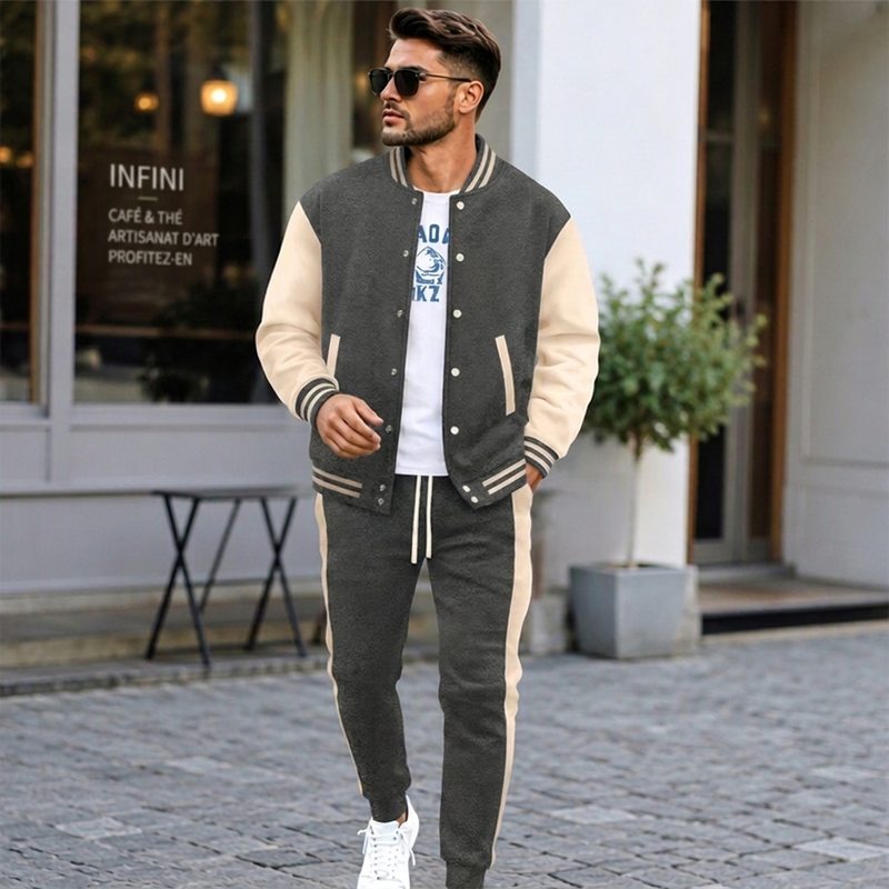 Ensemble veste de baseball et pantalon