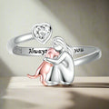 ANNE | Bague avec motif animaux de compagnie (rose)